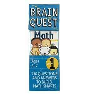 Brain Quest Grade 1 Math Ages 6-7 Revised 2nd Edition Cards